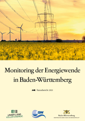 Titelblatt Monotoring Energiewende BW 2021